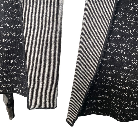 Tribal Open Front Black and White Cardigan PS - Picture 5 of 16